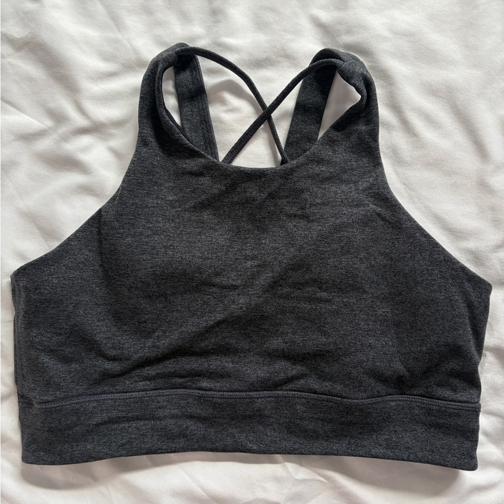 Vuori Dark Gray Sports Bra